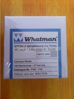 WHATMAN 47mm 0.45um混合纤维素白色网格滤膜7141-114
