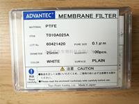 ADVANTEC疏水性PTFE聚四氟乙烯过滤膜0.1um孔径25mm直径T010A025A