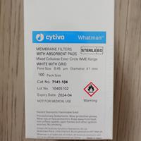 WHATMAN微生物检测混合纤维素滤膜无菌带垫片7141-104