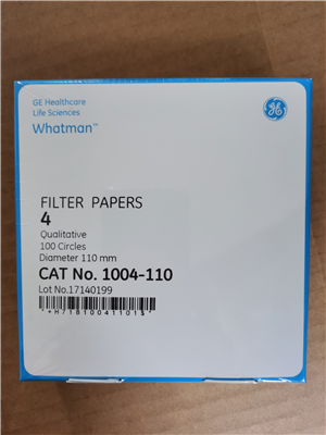 Cytiva WHATMAN 4号快速定性滤纸1004-090 1004-110