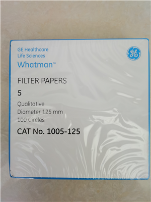 Cytiva WHATMAN 5号定性滤纸125mm直径1005-125