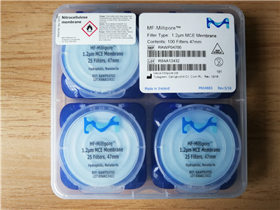 MERCK Millipore密理博1.2um混合纤维素酯膜MCE膜RAWP04700