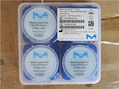Millipore密理博0.45um Express膜改良聚醚砜PES过滤膜HPWP04700