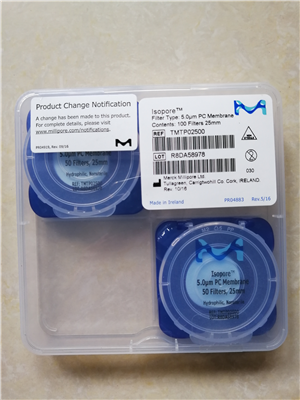 Merck Millipore密理博5um聚碳酸酯过滤膜TMTP02500