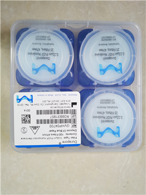 Millipore密理博47mm 0.22um疏水PVDF过滤膜GVHP04700