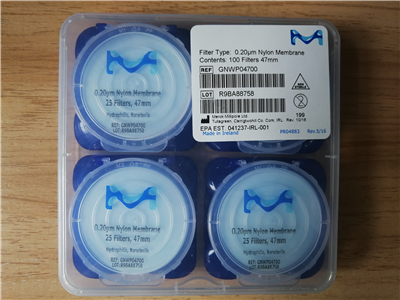 Millipore密理博47mm 0.22um尼龙过滤膜GNWP04700