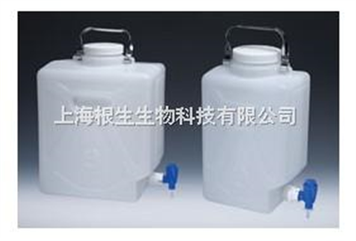 NALGENE高密度聚乙烯矩形细口大瓶方形放水桶